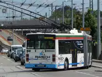 Van Hool AG300T der Städtischer Verkehrsbetrieb Esslingen in Esslingen am 18.06.2018