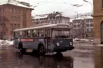 La Chaux de Fonds, April 1977. Digitalisiert von einem Kodak Farbdia