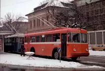 La Chaux de Fonds, April 1977. Digitalisiert von einem Kodak Farbdia