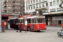 Biel, April 1977 . digitalisiert von einem Kodak Farbdia