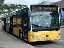 Mercedes CapaCity der SSB in Stuttgart am 18.06.2018