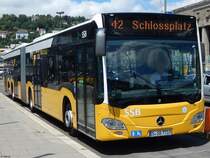 Mercedes CapaCity der SSB in Stuttgart am 18.06.2018