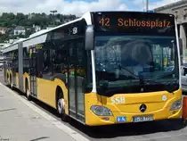 Mercedes CapaCity der SSB in Stuttgart am 18.06.2018