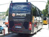 Mercedes Travego von Schlienz aus Deutschland in Stuttgart am 18.06.2018