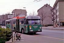 Basel BVB, April 1980, Digitalisiert von einer Kodak-Folie.