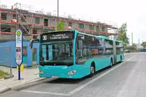 ICB Mercedes Benz Citaro 2 G Wagen 432 am 18.04.20 in Bad Vilbel Bhf 