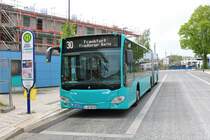 ICB Mercedes Benz Citaro 2 G Wagen 432 am 18.04.20 in Bad Vilbel Bhf 