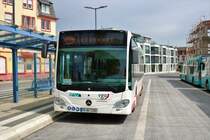 Balser Reisen Mercedes Benz Citaro 2 als Linie 551 am 18.04.20 in Bad Vilbel Bhf 