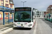 Balser Reisen Mercedes Benz Citaro 2 als Linie 551 am 18.04.20 in Bad Vilbel Bhf 