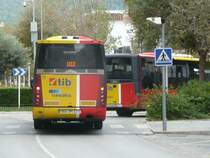 20.11.08,Heckansicht vom VOLVO ASTA der tib Nr.35 in Peguera auf Mallorca/Spanien.