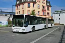Starkenburger Mercedes Benz Citaro 1 G als SEV für die S6 am 18.04.20 in Bad Vilbel Bhf 