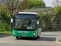 Graz. Seit kurzem ist erstmals seit langer Zeit ein MAN Lion's City bei der Firma Watzke, dem Steierischen Dr. Richard. Der neue MAN aus Wien war am 20.04.2020 auf der Linie 80, hier beim Verlassen der Schleife Puntigam. 