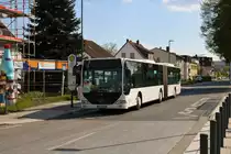 City Bus Mobil Mercedes Benz Citaro 1 G als SEV für die S6 am 18.04.20 in Bad Vilbel Bhf 