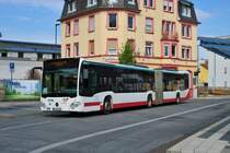 Balser Reisen Mercedes Benz Citaro 2 G als SEV für die S6 am 18.04.20 in Bad Vilbel Bhf 