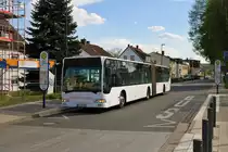 Starkenburger Mercedes Benz Citaro 1 G als SEV für die S6 am 18.04.20 in Bad Vilbel Bhf 