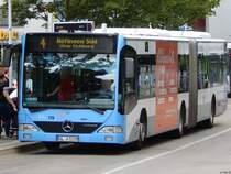 Mercedes Citaro I von ZugBus Regionalverkehr Alb-Bodensee (ex SWU) in Ulm am 19.06.2018