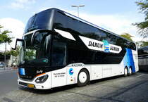 Setra S 531 DT von 'Darum Busser' aus Dänemark. Berlin /Hardenbergplatz im September 2019.