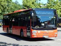 MAN Lion's City von ZugBus Regionalverkehr Alb-Bodensee in Reutlingen am 20.06.2018