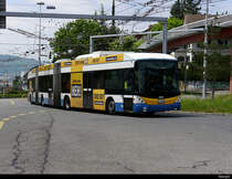 Zürich - Hess Trolleybus Nr.68 unterwegs auf der Line 32 in der Stadt Zürich am 2020.05.06