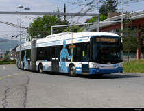 Zürich - Hess Trolleybus Nr.91 unterwegs auf der Line 32 in der Stadt Zürich am 2020.05.06