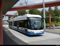 Zürich - Hess Trolleybus Nr.201 unterwegs auf der Line 83 in der Stadt Zürich am 2020.05.06