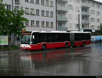 BLT - Mercedes Citaro Nr.98 BL 203458 bei der Haltestelle beim Bahnhof in Prattelen als Tramersatz für die BVB Zwischen Prattelen und Muttenz am 11.05.2020