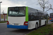 PM-RB 587 wurde am 08.12.2018 vor dem Betriebshof in Stahnsdorf aufgenommen. Aufgenommen wurde ein MAN Lion's City.