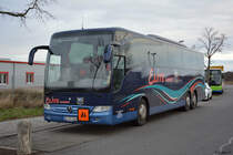 HH-ER 1666 wurde am 08.12.2018 in Stahnsdorf gesichtet. Aufgenommen wurde ein Mercedes Benz Tourismo.