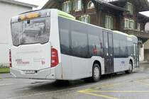 Heck des MB C2 Ü 109 der Busland AG am 13.5.20 nach der Abfahrt in Sumiswald-Grünen.