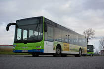 PM-RB 584 wurde am 08.12.2018 vor dem Betriebshof in Stahnsdorf aufgenommen. Aufgenommen wurde ein MAN Lion's City.