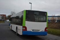 PM-RB 588 wurde am 08.12.2018 vor dem Betriebshof in Stahnsdorf aufgenommen. Aufgenommen wurde ein MAN Lion's City.