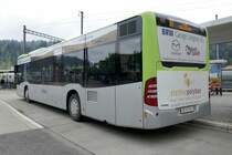 Heckansicht des MB C2 Euro 5 103 der Busland AG am 13.5.20 beim Bahnhof Lamgnau.