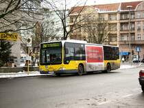 Buspause in Reinickendorf, Januar 2009