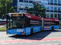 Solaris Urbino 18 der Reutlinger Stadtverkehrsgesellschaft in Reutlingen am 20.06.2018