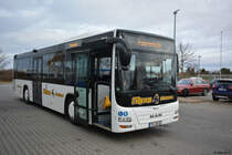 Dieser MAN Fahrschulbus (TF-UR 33) stand am 08.12.2018 auf dem regiobus PM Betriebshof in Stahnsdorf. 