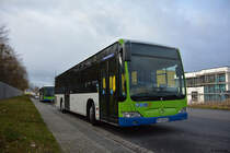 Am 08.12.2018 stand dieser Mercedes Benz Citaro Facelift (PM-RB 529) in der Kieler Straße in Stahnsdorf. 