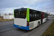 Am 08.12.2018 stand dieser Mercedes Benz Citaro Facelift (PM-RB 529) in der Kieler Straße in Stahnsdorf. 