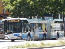 Solaris Urbino 18 der Reutlinger Stadtverkehrsgesellschaft in Reutlingen am 20.06.2018