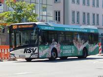 Solaris Urbino 12 der Reutlinger Stadtverkehrsgesellschaft in Reutlingen am 20.06.2018