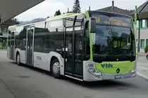 MB C2 hybrid 120 der Busland AG am 13.5.20 bei der Abfahrt in Langnau.