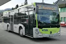 MB C2 K hybrid 209 der Busland AG am 13.5.20 bei der Abfahrt in Langnau.