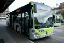 MB C2 K hybrid 211 der Busland AG am 13.5.20 beim Bhf Burgdorf.