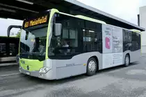 Busland AG C2 K hybrid 211 am 13.5.20 auf dem Bahnhofplatz Burgdorf