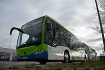 PM-RB 379 ist ein neuer Mercedes Benz CapaCity. Aufgenommen am 08.12.2018 in Stahnsdorf.