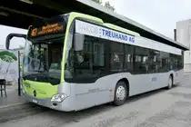 MB C2 Euro 5 105 am 13.5.20 auf dem Bahnhofplatz in Burgdorf.