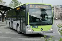 Busland AG Citaro Facelift K 207 am 13.5.20 beim verlassen des Bahnhofplatz Burgdorf.