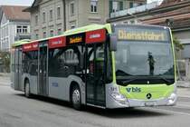 MB C2 hybrid 121 der Busland AG am 13.5.20 beim Bhf in Burgdorf.