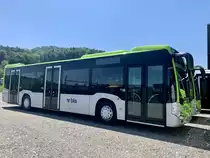 MB C2 hybrid (124) für die Busland AG am 18.5.20 bei Evobus in Winterthur abgestellt.