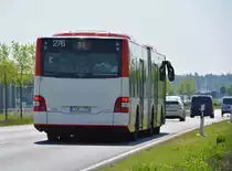 28.04.2018 | Brandenburg - Schönefeld (ILA) | MAN Lion's City G | Cottbusverkehr | CB-CV 276 |