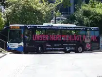 Scania Citywide von Bader Reisen aus Deutschland in Nürtingen am 20.06.2018